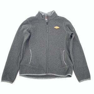 Merrell Full Zip Knit Fleece Jacket Size Medium Adult Dark Gray Outdoor Hiking M